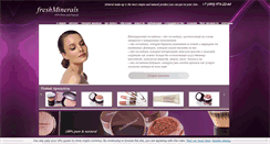 Desktop Screenshot of fresh-minerals.ru